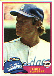 1981 Topps Baseball Cards      104     Terry Forster
